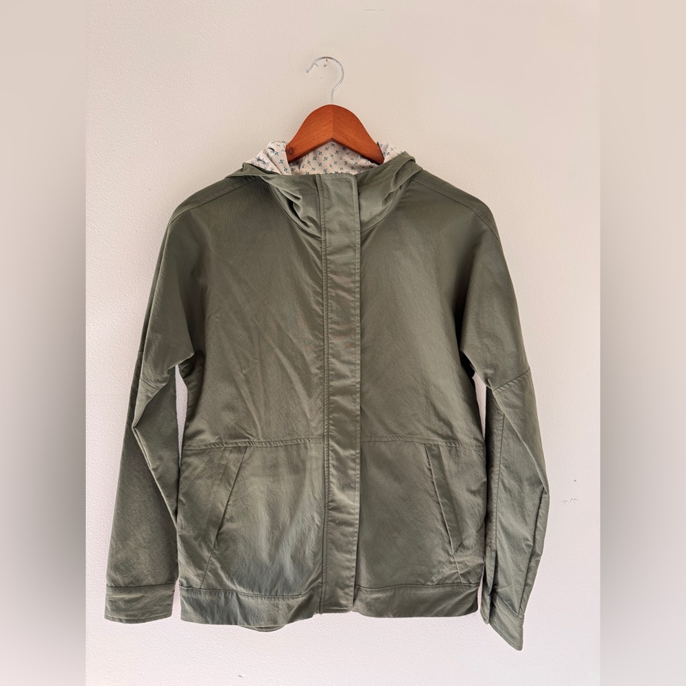 The North Face Sage Green Hooded Jacket